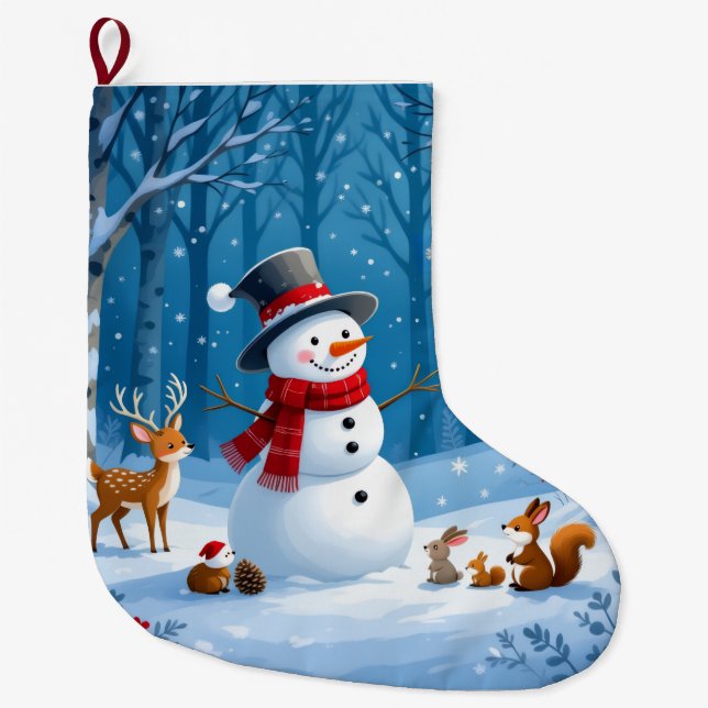 Meia De Natal Grande „Weihnachtliche Harmonie“ (Frente)