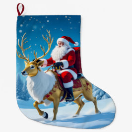 Meia De Natal Grande „Weihnachtliche Harmonie“