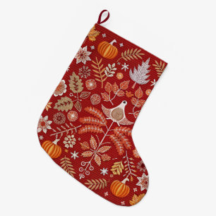 Meia De Natal Grande Whisper de inverno - Banheira Nórdica de Natal
