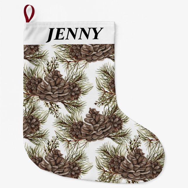 Meia De Natal Grande WINTER CHRISTMAS VIVE grande estocagem de natal (Frente)