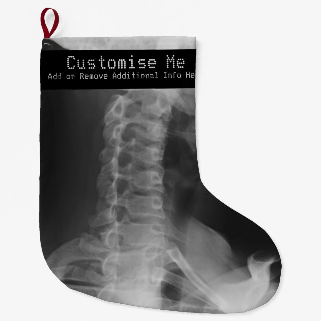 Meia De Natal Grande X-Rayed 2 (Original) (Frente)