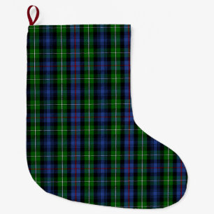 Meia De Natal Grande Xadrez Escocesa Clan MacKenzie Tartan