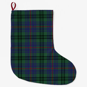 Meia De Natal Grande Xadrez escocesa Clan Walker Tartan