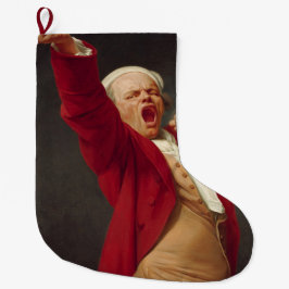Meia De Natal Grande Yawning Man (autorretrato) (por Joseph Ducreux)