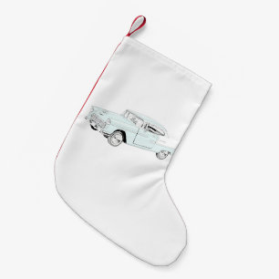 Meia De Natal Pequena 1955 tiragens do Bel Air de Chevy