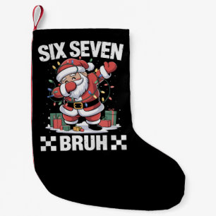 Meia De Natal Pequena 67 Seis Sete Burh Natal Engraçado 6 7 Meme
