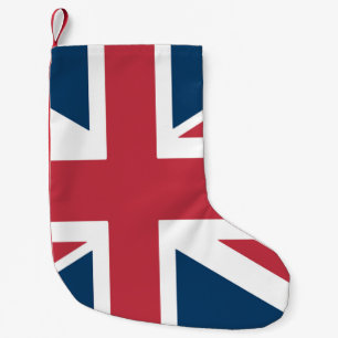 Meia De Natal Pequena A bandeira britânica Union Jack