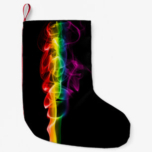 Meia De Natal Pequena A pluma de energia arco-íris de SlipperyJoe captur