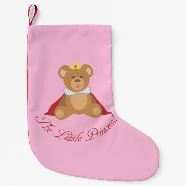 Meia De Natal Pequena A princesa pequena (Frente)