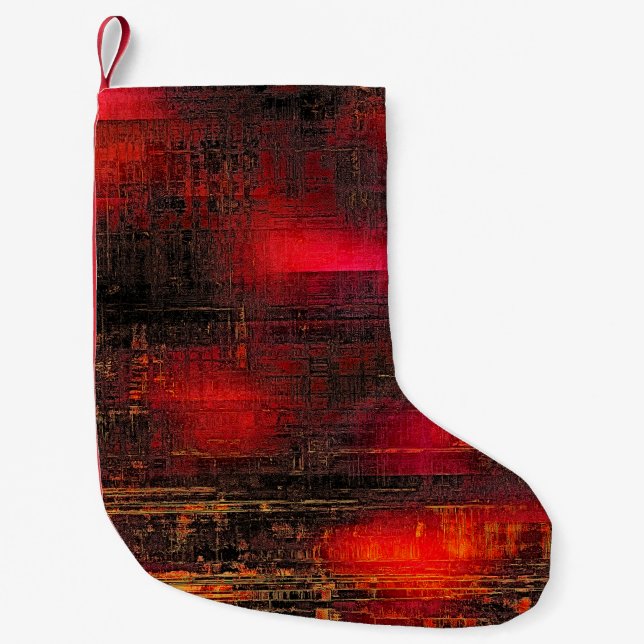 Meia De Natal Pequena Abstract old background or faded grunge texture. W (Frente)