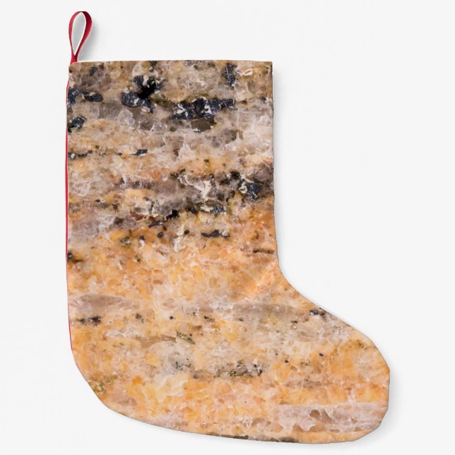 Meia De Natal Pequena Abstrato de padrão mármore, arquitetura, deco case (Frente)