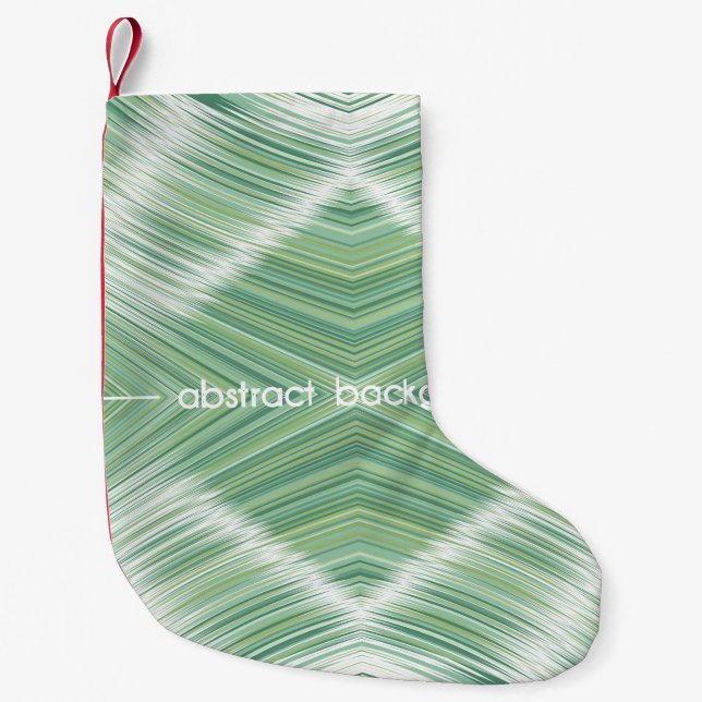 Meia De Natal Pequena Abstrato tela de fundo contínua. Muitas linhas ond (Frente)