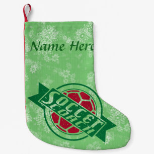 Meia De Natal Pequena Adicione Um Nome Ao Estoque De Natal Do Treinador
