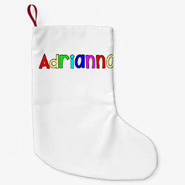 Meia De Natal Pequena Adrianna