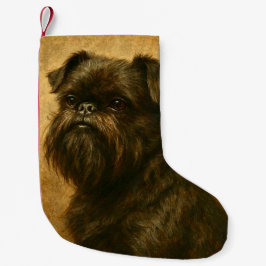 Meia De Natal Pequena Affenpinscher