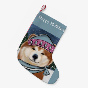 MEIA DE NATAL PEQUENA AKITA