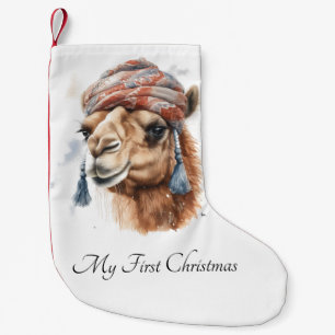 Meia De Natal Pequena Alegria de Natal no Deserto, personalizado