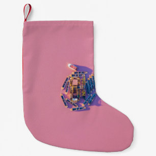 MEIA DE NATAL PEQUENA ALICANTES PINK E LAGOS DE SAL VERDE