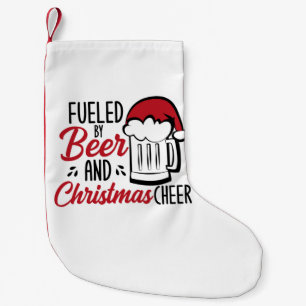 Meia De Natal Pequena Alimentado por cerveja e animador de Natal