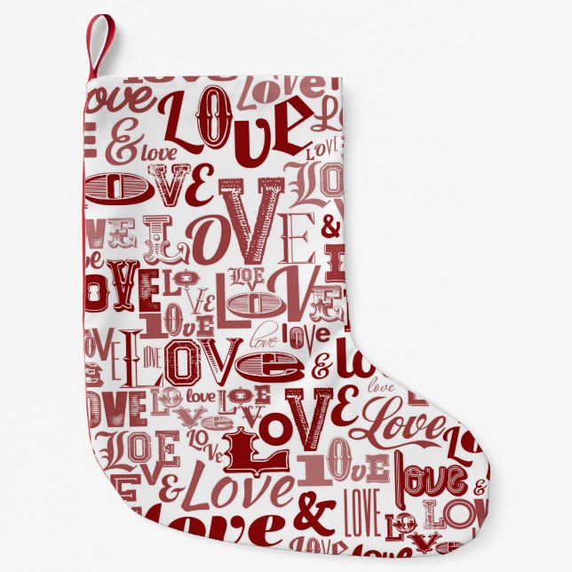 Meia De Natal Pequena Amor 6 (Frente)
