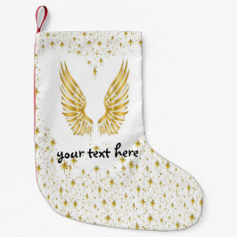 Meia De Natal Pequena Angel Wings Christmas Stocks