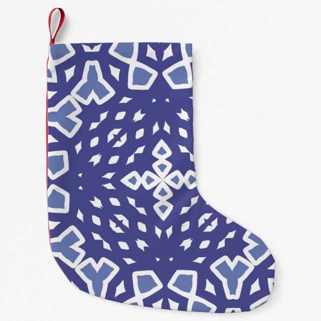 Meia De Natal Pequena Antique portuguese azulejo ceramic. Original desig (Frente)