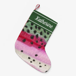 Meia De Natal Pequena Arco-Íris Arco-Arco Pescando Angler