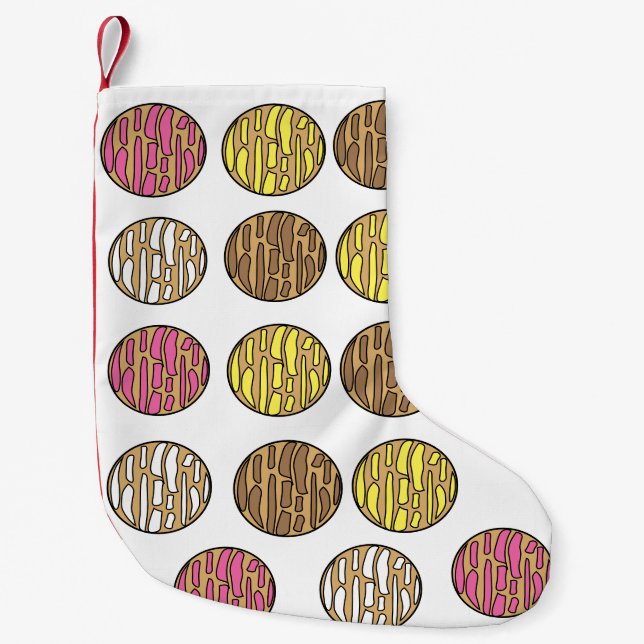 Meia De Natal Pequena Armazenamento de Concha (Frente)