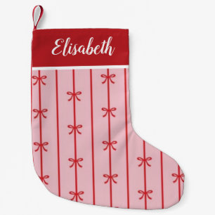 Meia De Natal Pequena Armazenamento de Natal Personalizado com Nome - Ho