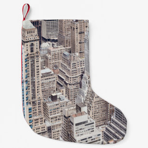 Meia De Natal Pequena arquitetura Nova Iorque diversificada, cores tônic