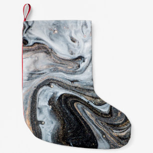 Meia De Natal Pequena Arte luxuosa no estilo oriental. espiral ouro, art