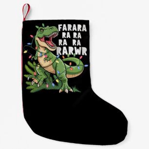 Meia De Natal Pequena Árvore de Natal Dinossauro Rex Presentes de Natal