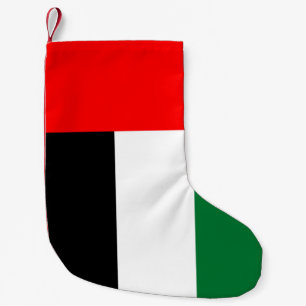 Meia De Natal Pequena As existências de Natal com a bandeira dos EAU