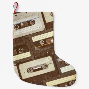 Meia De Natal Pequena Aves Tropicais: Vintage a tucanos e papagaios