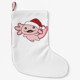 Meia De Natal Pequena Axolotl Felry Natal Axolotl