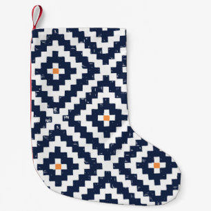 Meia De Natal Pequena Aztec Navajo - Padrão Étnico Sem Costura