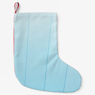 Meia De Natal Pequena Azul