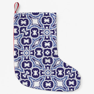 Meia De Natal Pequena Azulejos azulejo cerâmicos de cor decorativa. Vint