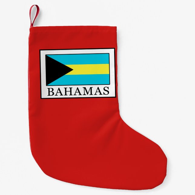 Meia De Natal Pequena Bahamas (Frente)