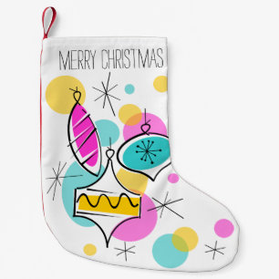 Meia De Natal Pequena Balas de Árvore Retroativa Estocagem de texto em v