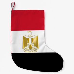 Meia De Natal Pequena Balcões de Natal com Bandeira do Egito