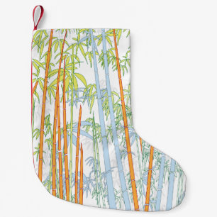 Meia De Natal Pequena Bambu 3