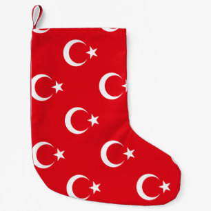 Meia De Natal Pequena Bandeira da Turquia