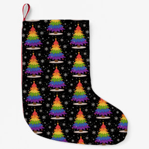 Meia De Natal Pequena Bandeira LGBT Árvore de Natal Feliz Natal Orgulho