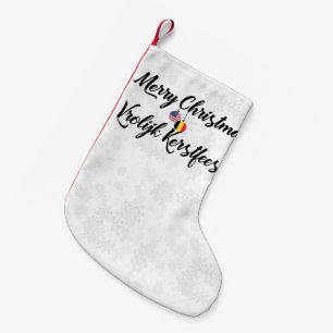 Meia De Natal Pequena Baníngue Belga Belga - Bandeja de Natal