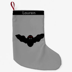 Meia De Natal Pequena Bat Personalizado do Vampiro do Halloween