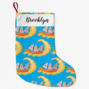 Meia De Natal Pequena Batatas-fritas de milho em nachos