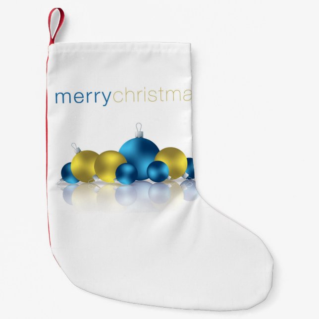 Meia De Natal Pequena Bateria de Natal (Frente)