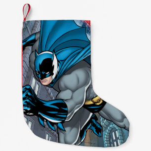 Meia De Natal Pequena Batman salta - Braço para frente