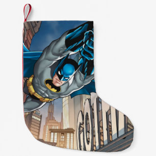 Meia De Natal Pequena Batman Swings from Rope